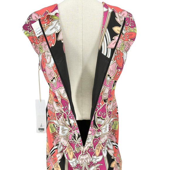 Etcetera Dress Womens 10 Abstract Multicolor Print Lined Sleeveless NWT - Picture 7 of 14